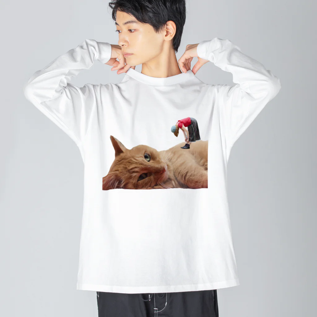 ほのかすまいる🐱歌×猫のほのけんグッズ2020! ビッグシルエットロングスリーブTシャツ