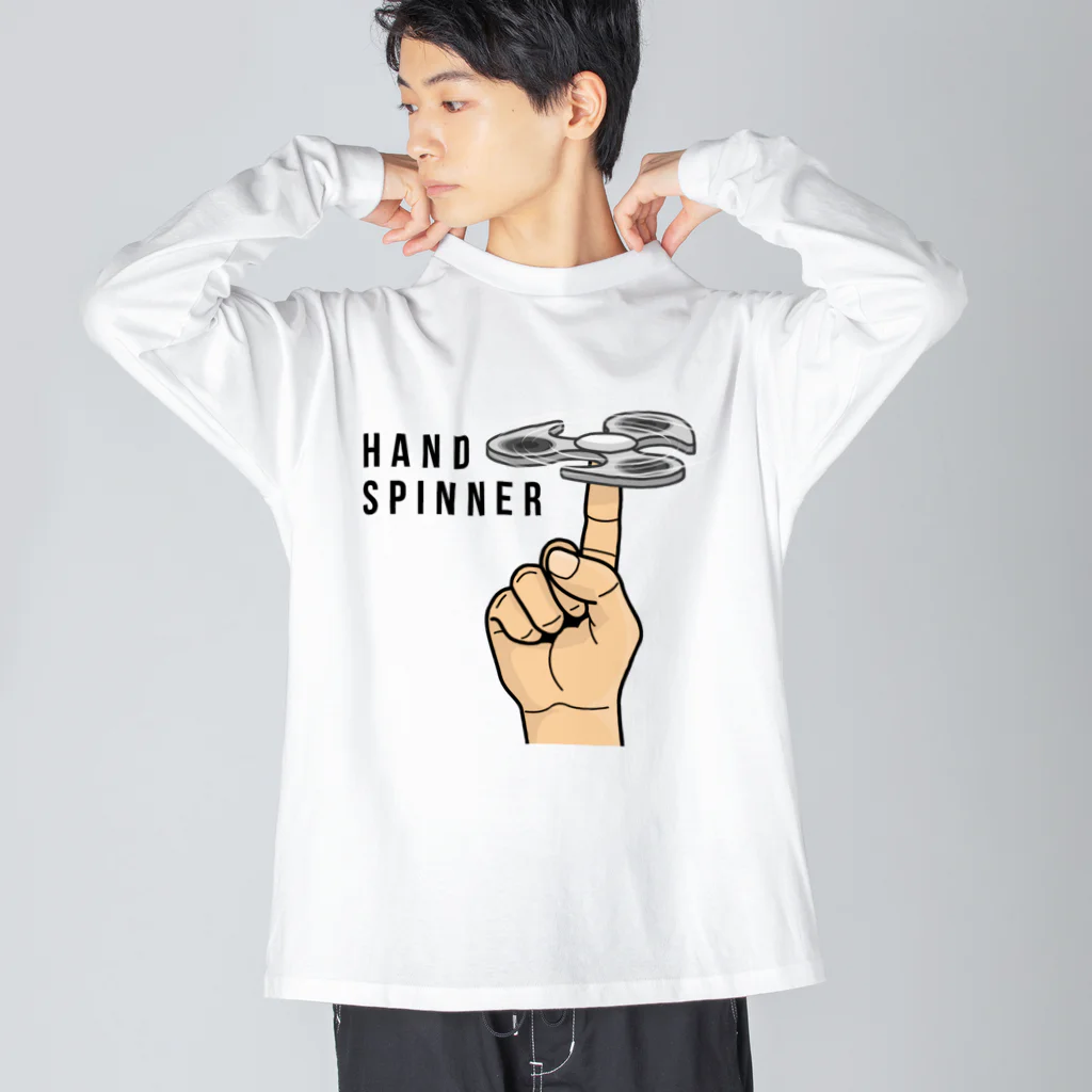 DRIPPEDのHAND SPINNER-ハンドスピナー- ビッグシルエットロングスリーブTシャツ