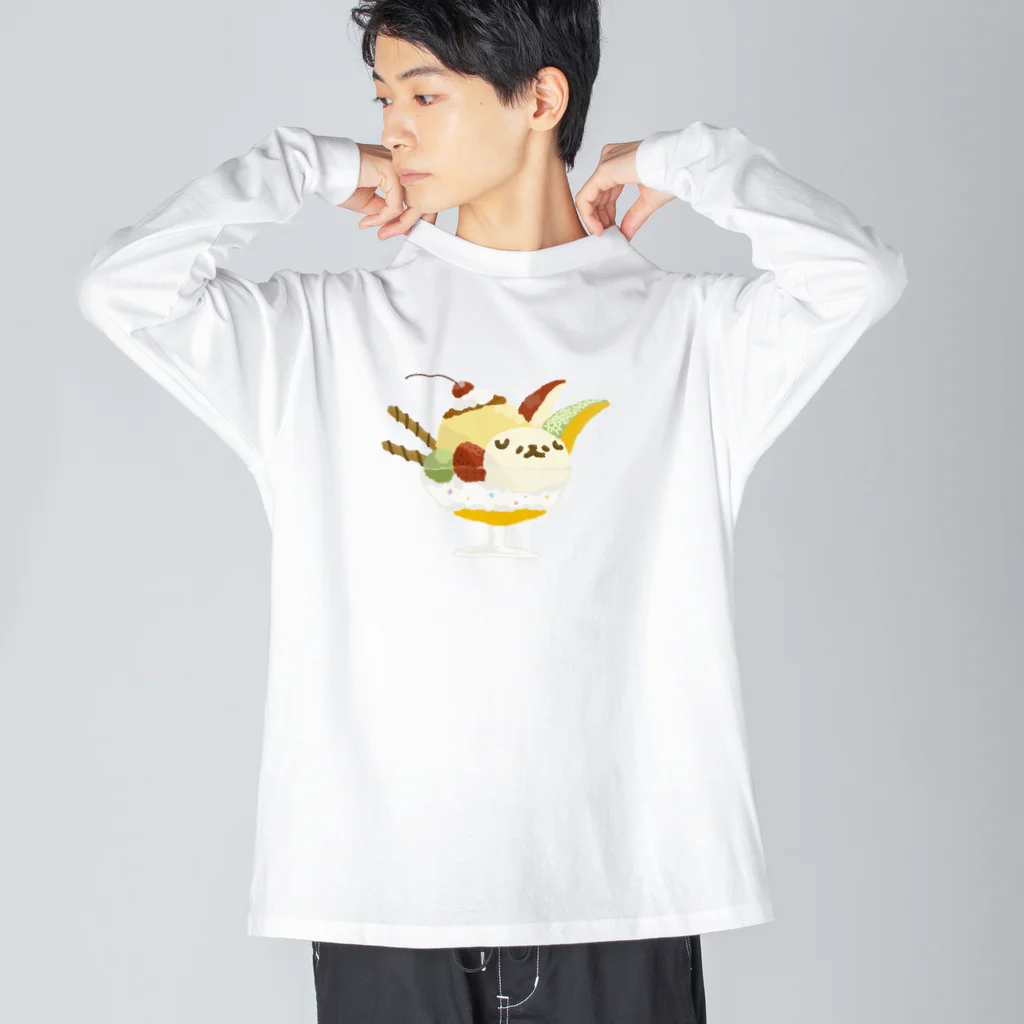 しいくいんのSUNDAYつら犬サンデー Big Long Sleeve T-Shirt