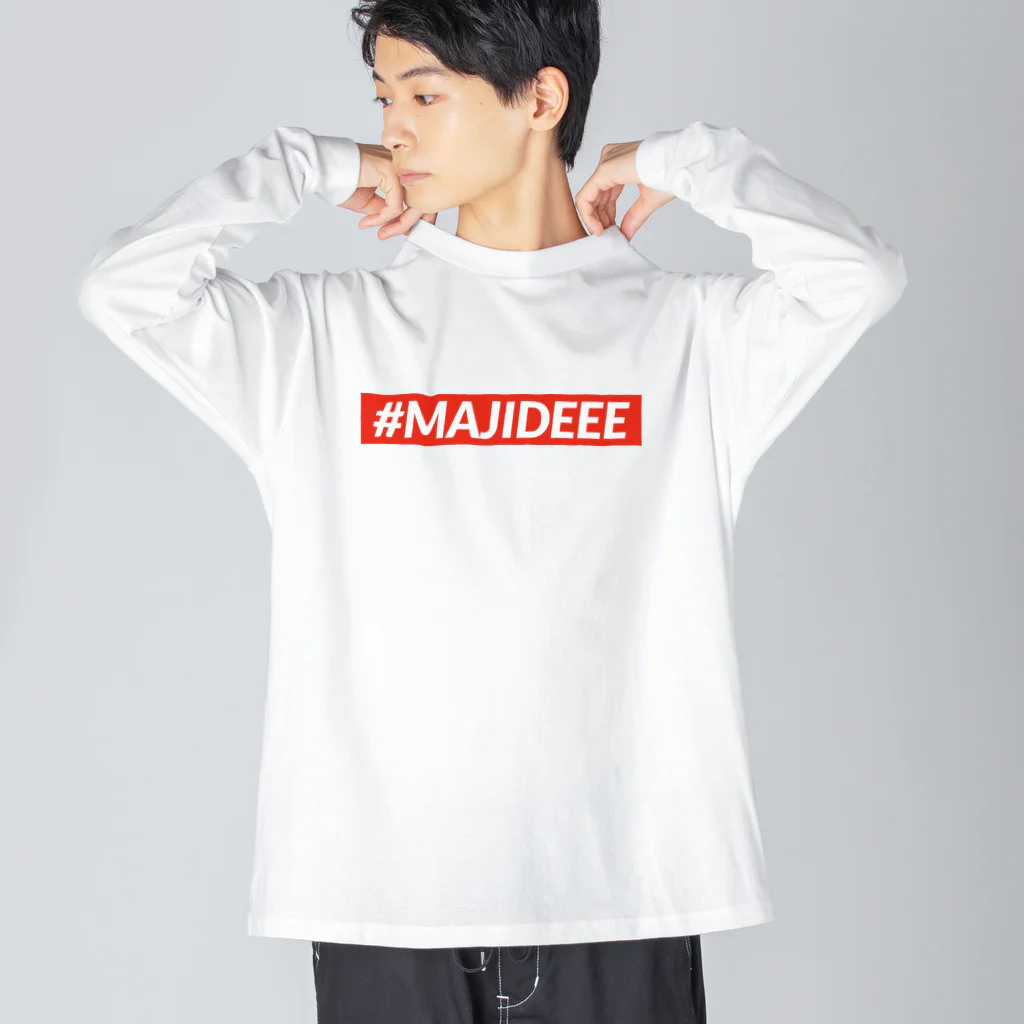 湘南パイプキャッツ望月の#MAJIDEEE ビッグシルエットロングスリーブTシャツ