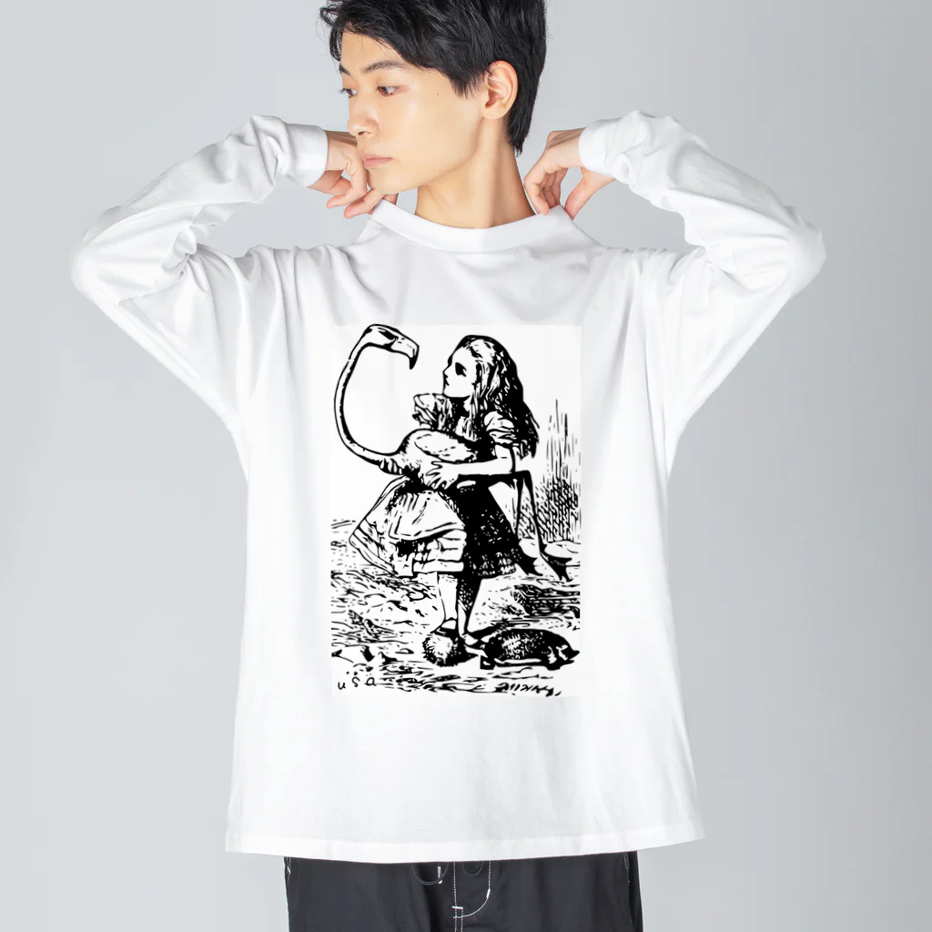 Als_shopの不思議の国のアリス Big Long Sleeve T-Shirt