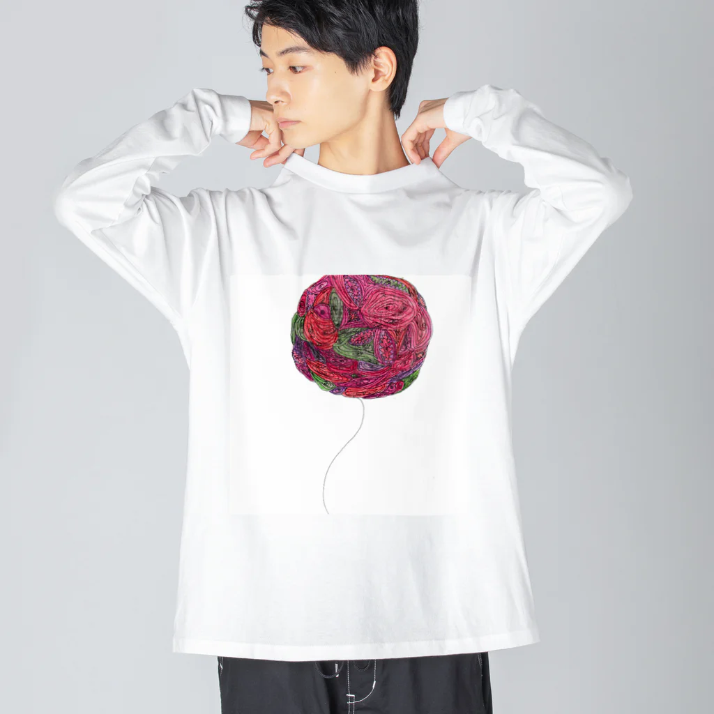 うまなすびの淡い風船 Big Long Sleeve T-Shirt