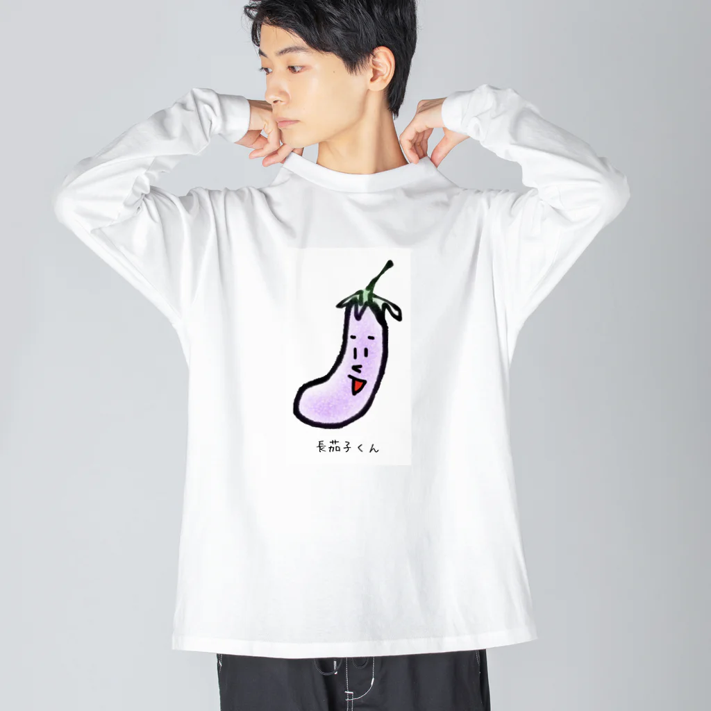 MAMEの長茄子くんシリーズ Big Long Sleeve T-Shirt