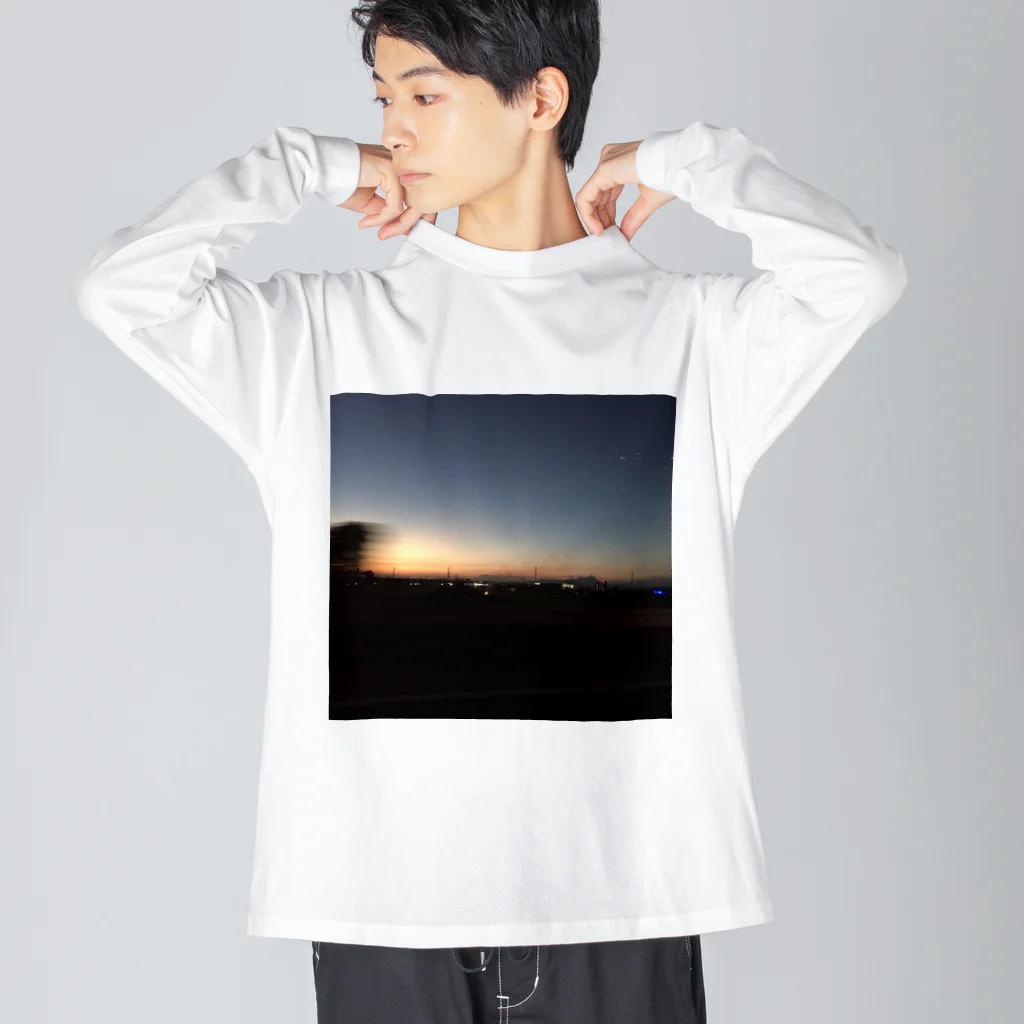 i_d_a_entyの夜が朝に溶ける瞬間 ビッグシルエットロングスリーブTシャツ