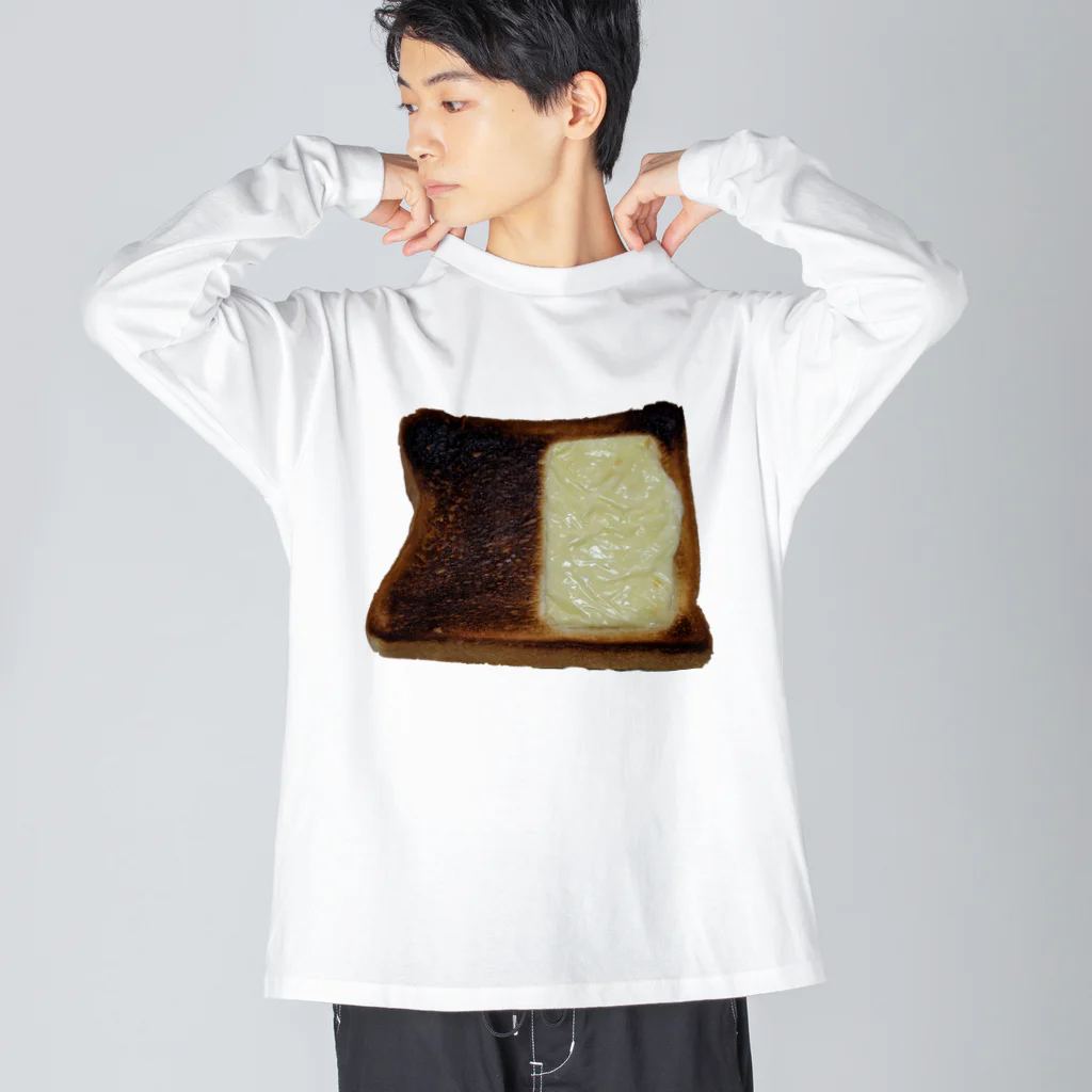 mttmの焦げパン ビッグシルエットロングスリーブTシャツ