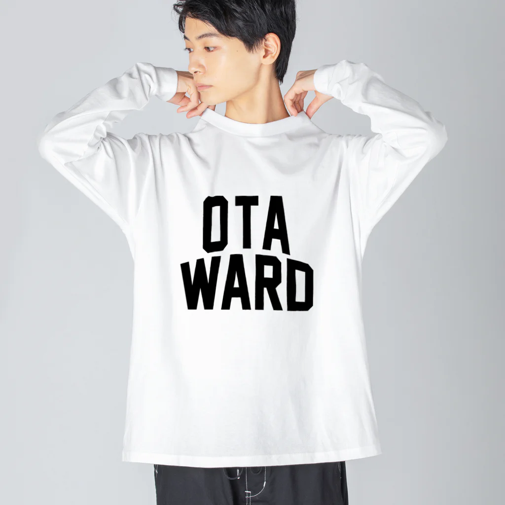 JIMOTO Wear Local Japanの大田区 OTA WARD ビッグシルエットロングスリーブTシャツ