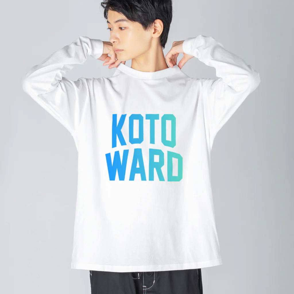 JIMOTO Wear Local Japanの江東区 KOTO WARD ビッグシルエットロングスリーブTシャツ