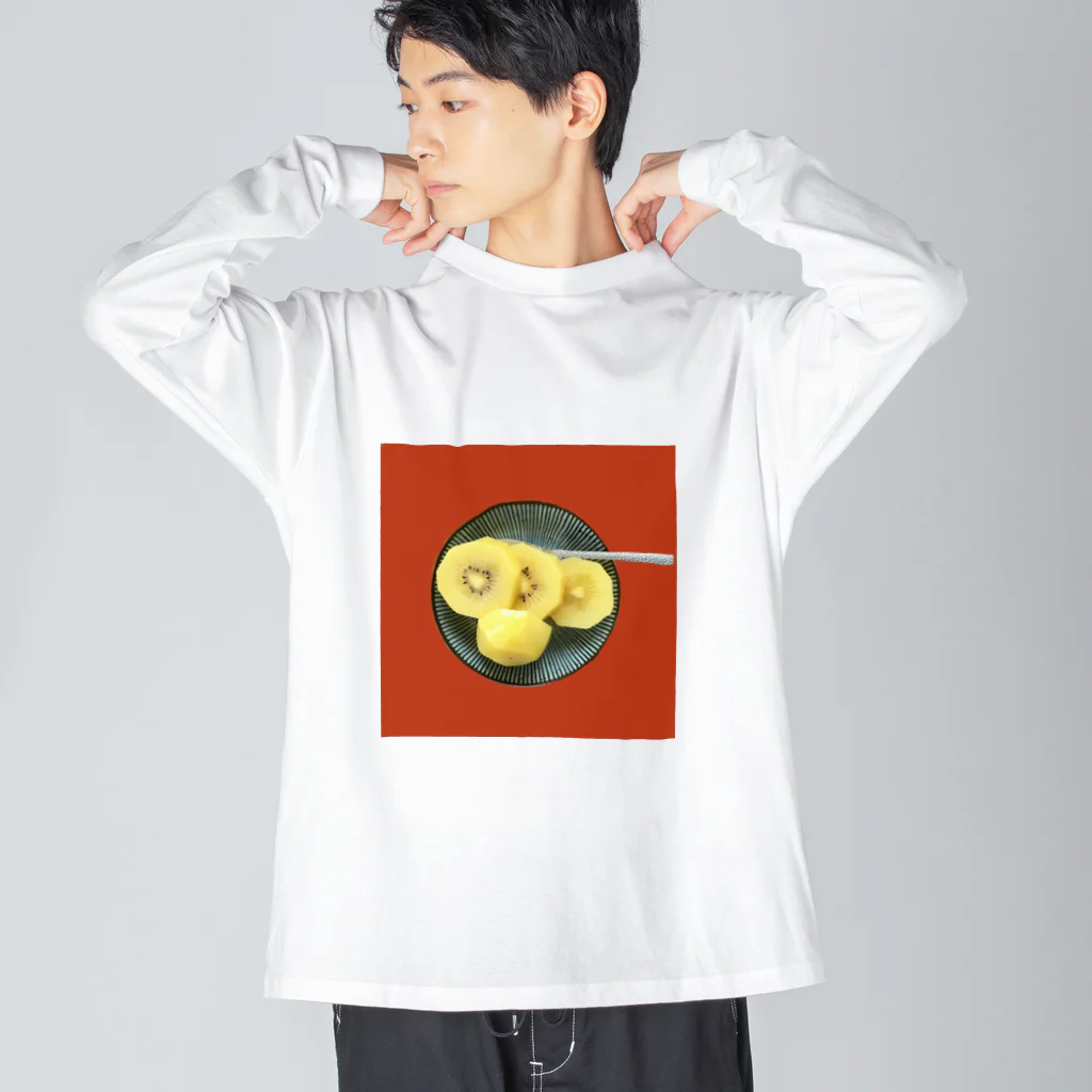 puricoのkiwi ビッグシルエットロングスリーブTシャツ