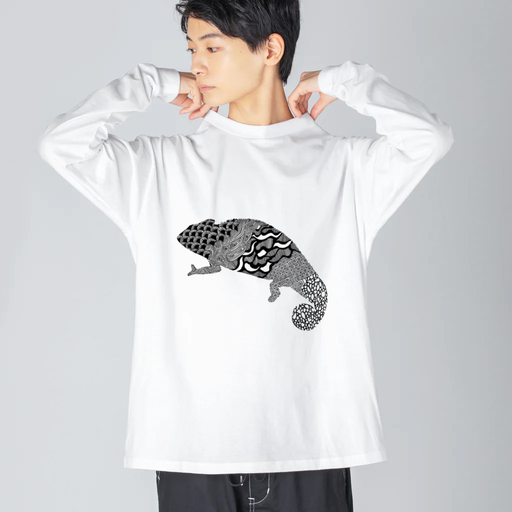 新谷べにのパンサーカメレオン Big Long Sleeve T-Shirt