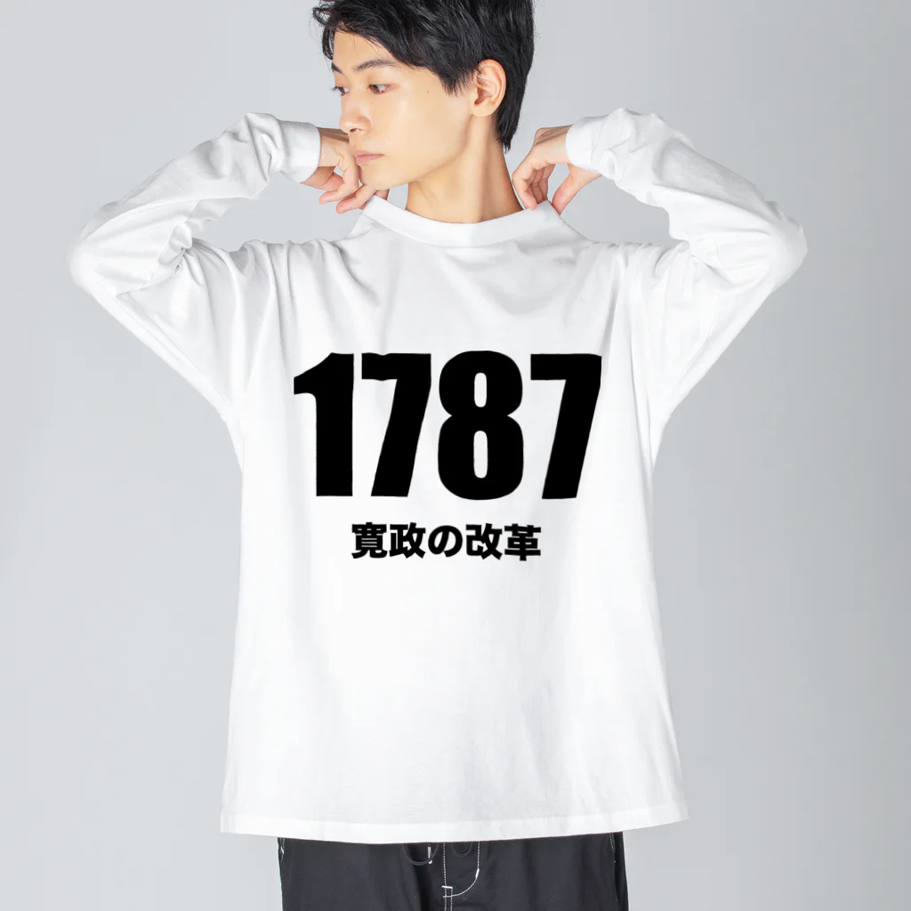 風天工房の1787寛政の改革 ビッグシルエットロングスリーブTシャツ