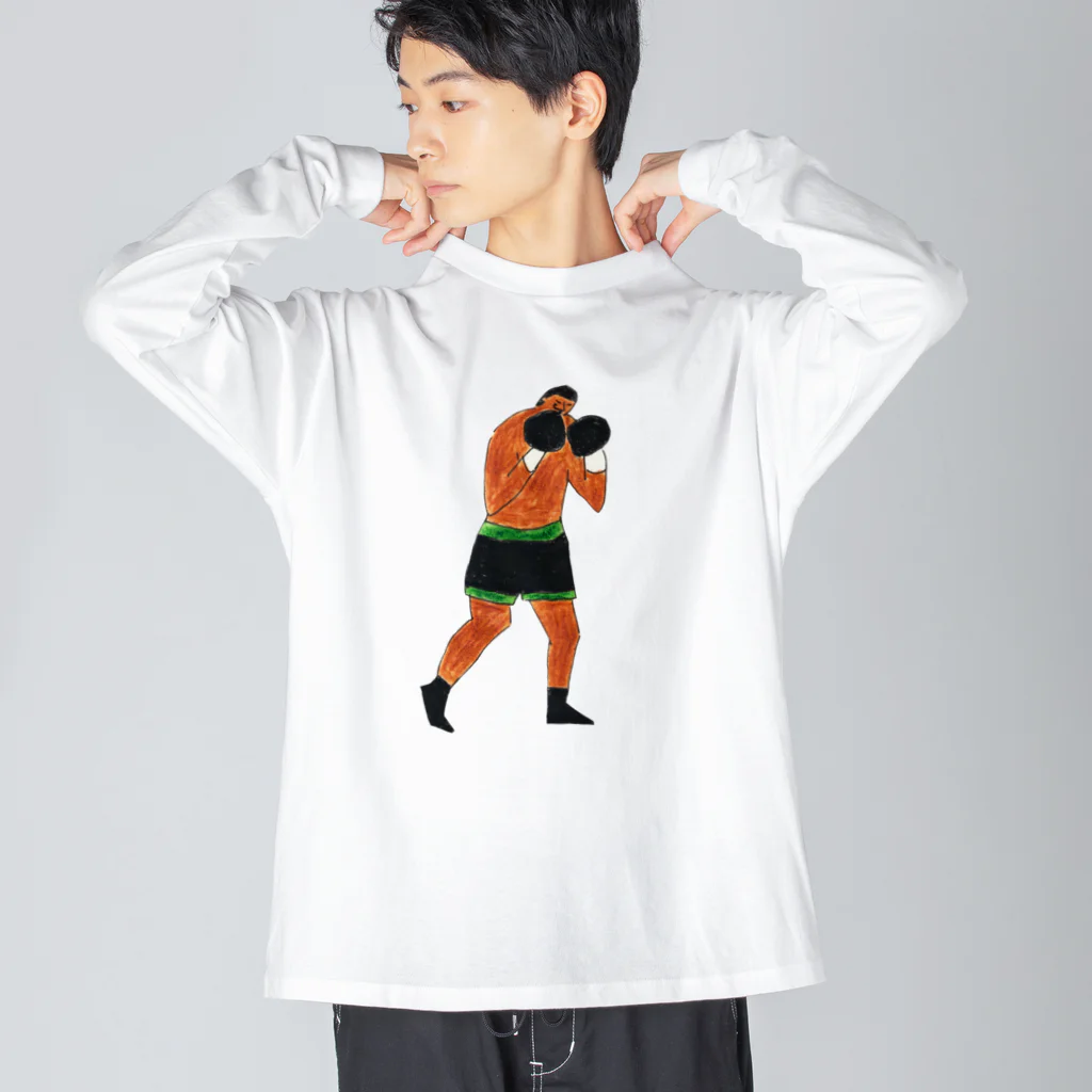 aeiuoのFight!! ビッグシルエットロングスリーブTシャツ