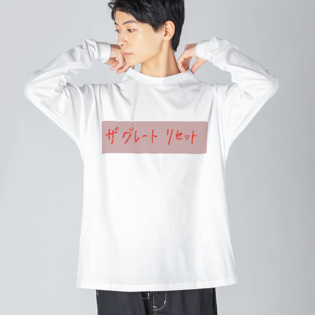 oyosamaの2021 スローガン  ビッグシルエットロングスリーブTシャツ