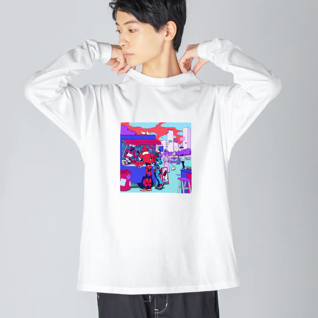 しのびやしき　硯店のFULLにしてこうよ Big Long Sleeve T-Shirt