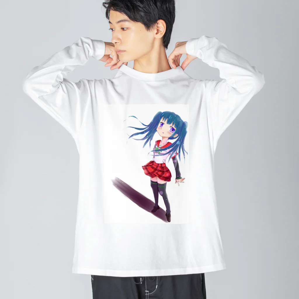 まるおドーナッツ工房の消失少女 Big Long Sleeve T-Shirt