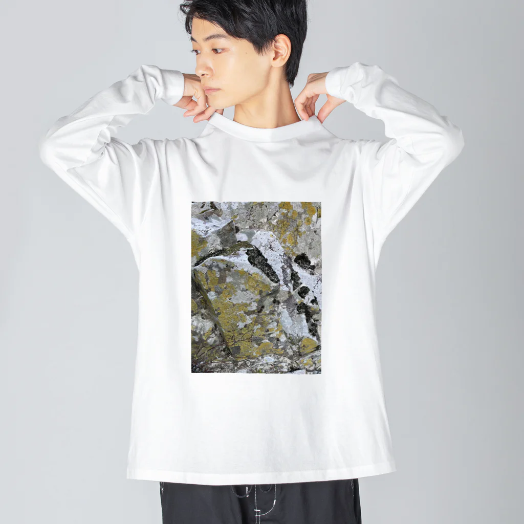 cucchaの岩肌 ビッグシルエットロングスリーブTシャツ