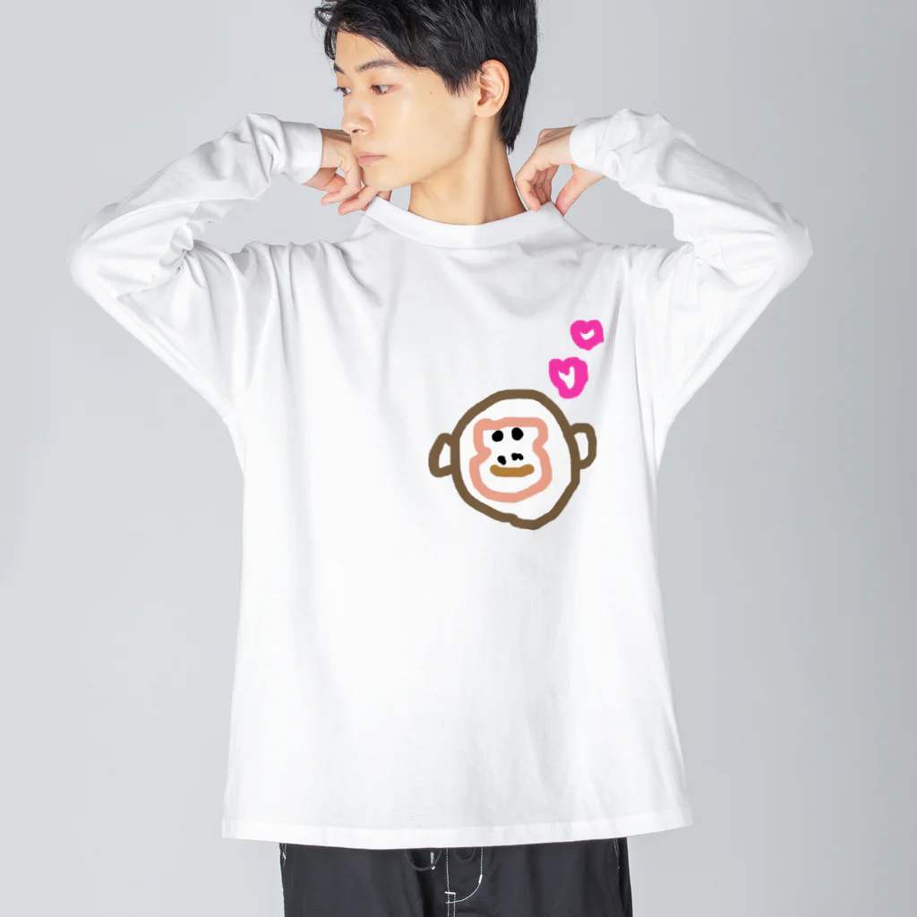 mapomapoのうほうほくん ビッグシルエットロングスリーブTシャツ