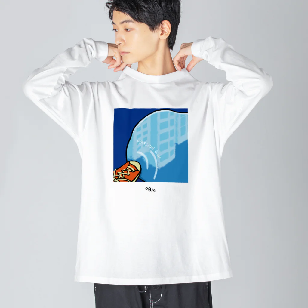 ogwの快青 ビッグシルエットロングスリーブTシャツ