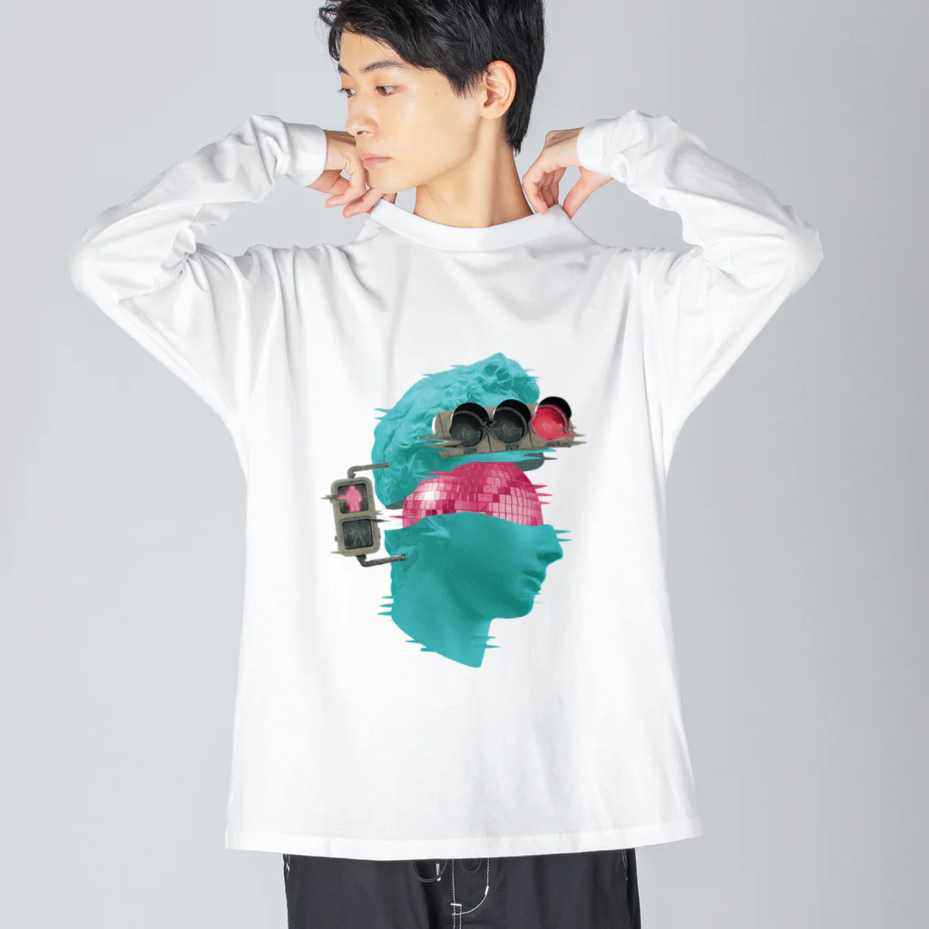 カズシフジイのK collage01 Big Long Sleeve T-Shirt