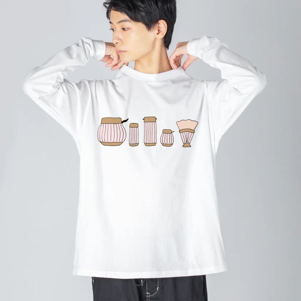 気ままに創作　よろず堂のおいしい食卓 ビッグシルエットロングスリーブTシャツ