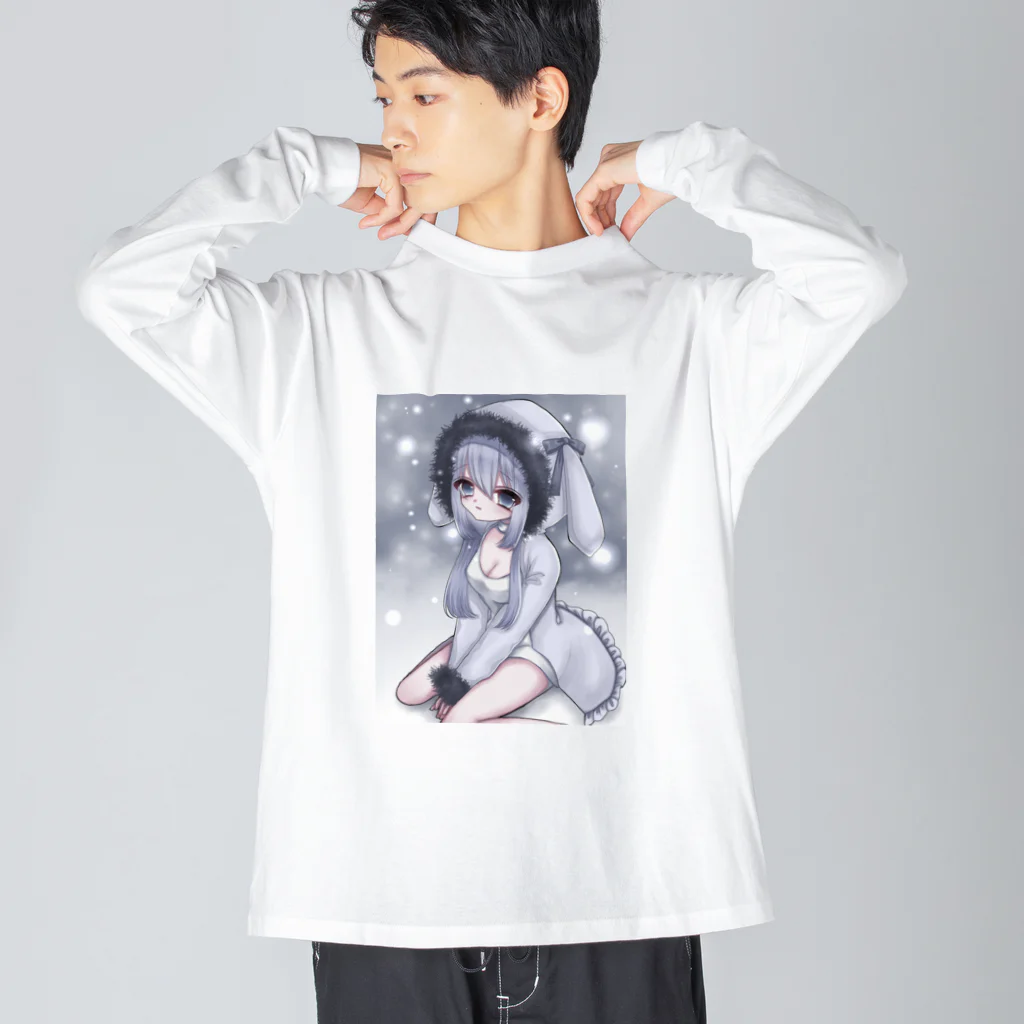 纈珠✝︎の拾ってくれてもいいんですよ Big Long Sleeve T-Shirt