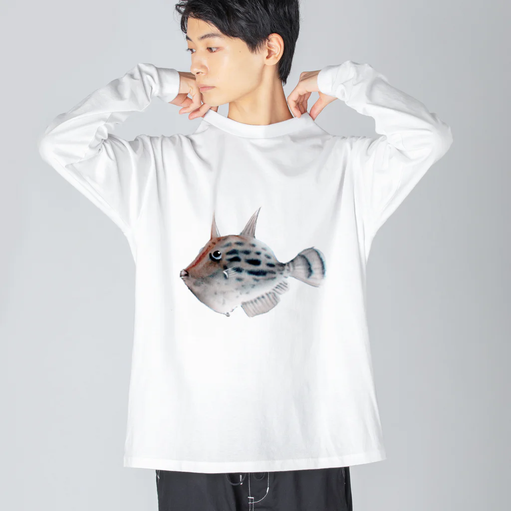 浅倉龍雲のショップのカワハギ Big Long Sleeve T-Shirt