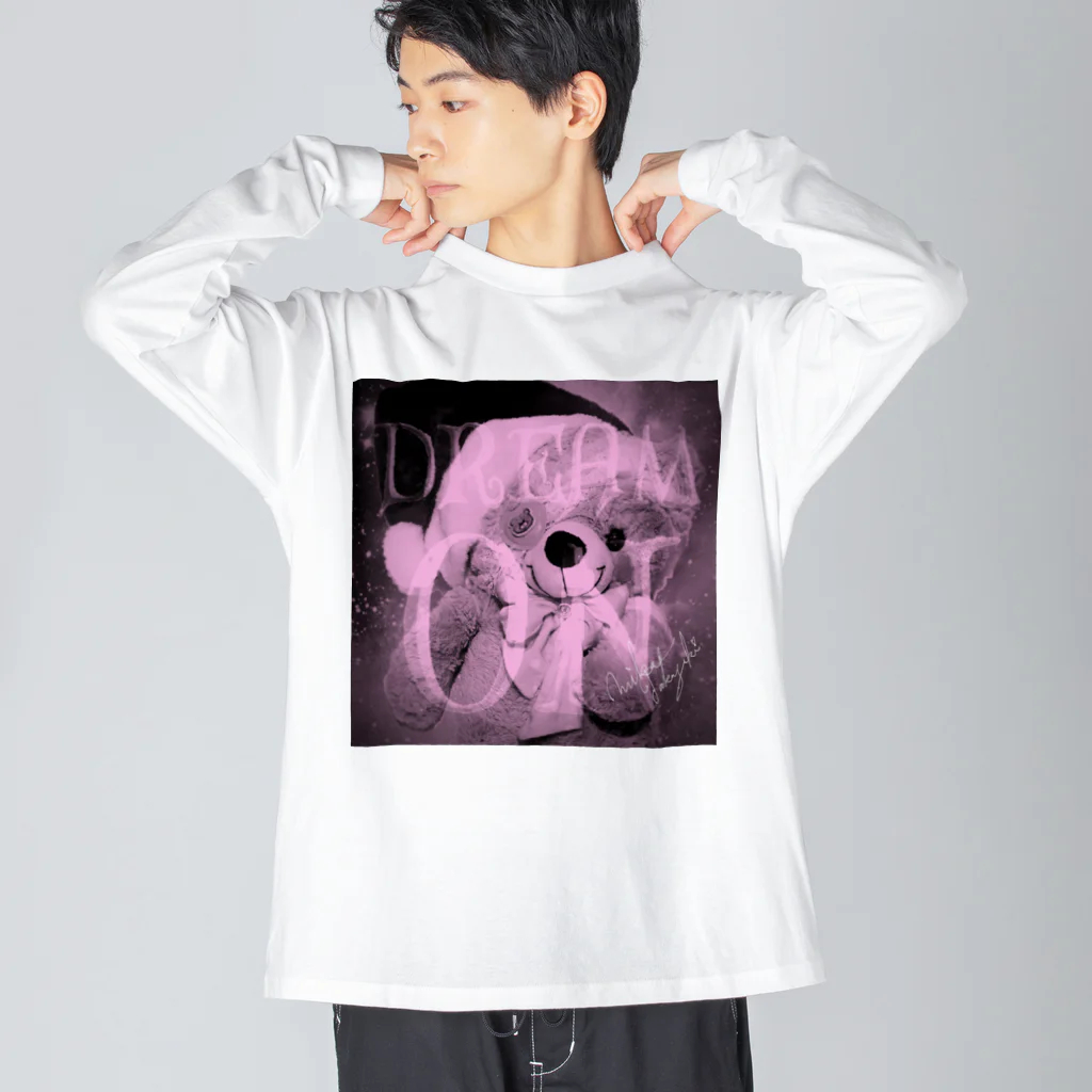 mk storeのどりおんくまさんぴんく Big Long Sleeve T-Shirt