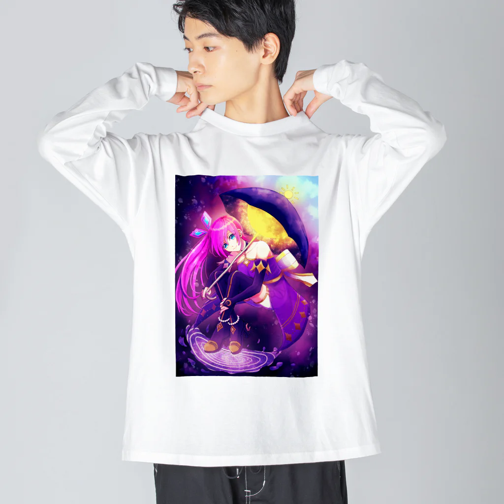 ngrrxxのgalaxy2 Big Long Sleeve T-Shirt