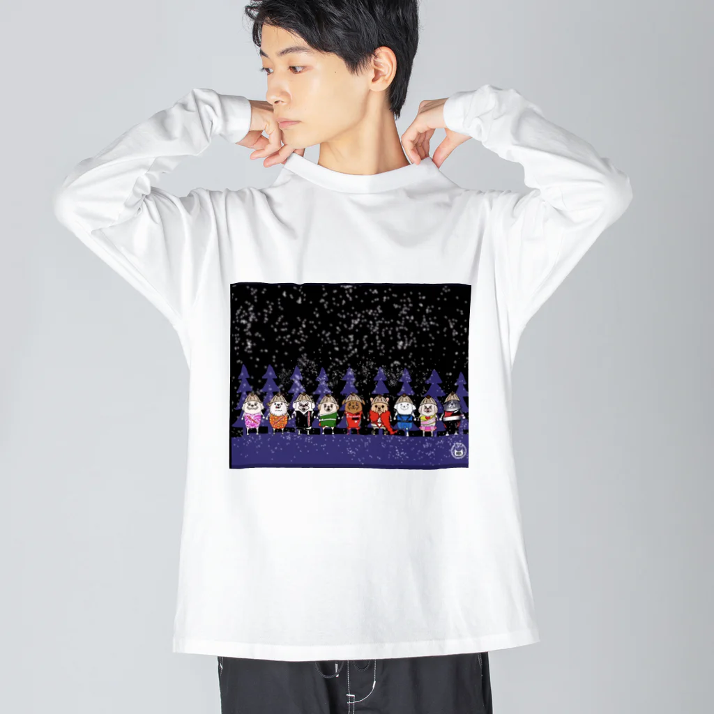 長与 千種 Chigusa Nagayoのマーベルドッグス笠地蔵 Big Long Sleeve T-Shirt