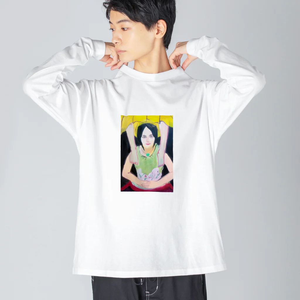 私ノ私　の美人画シリーズ ビッグシルエットロングスリーブTシャツ