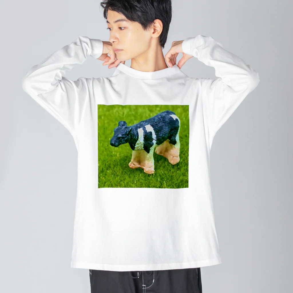 コナカマ通販SUZURI支店のCOW-2021 Big Long Sleeve T-Shirt