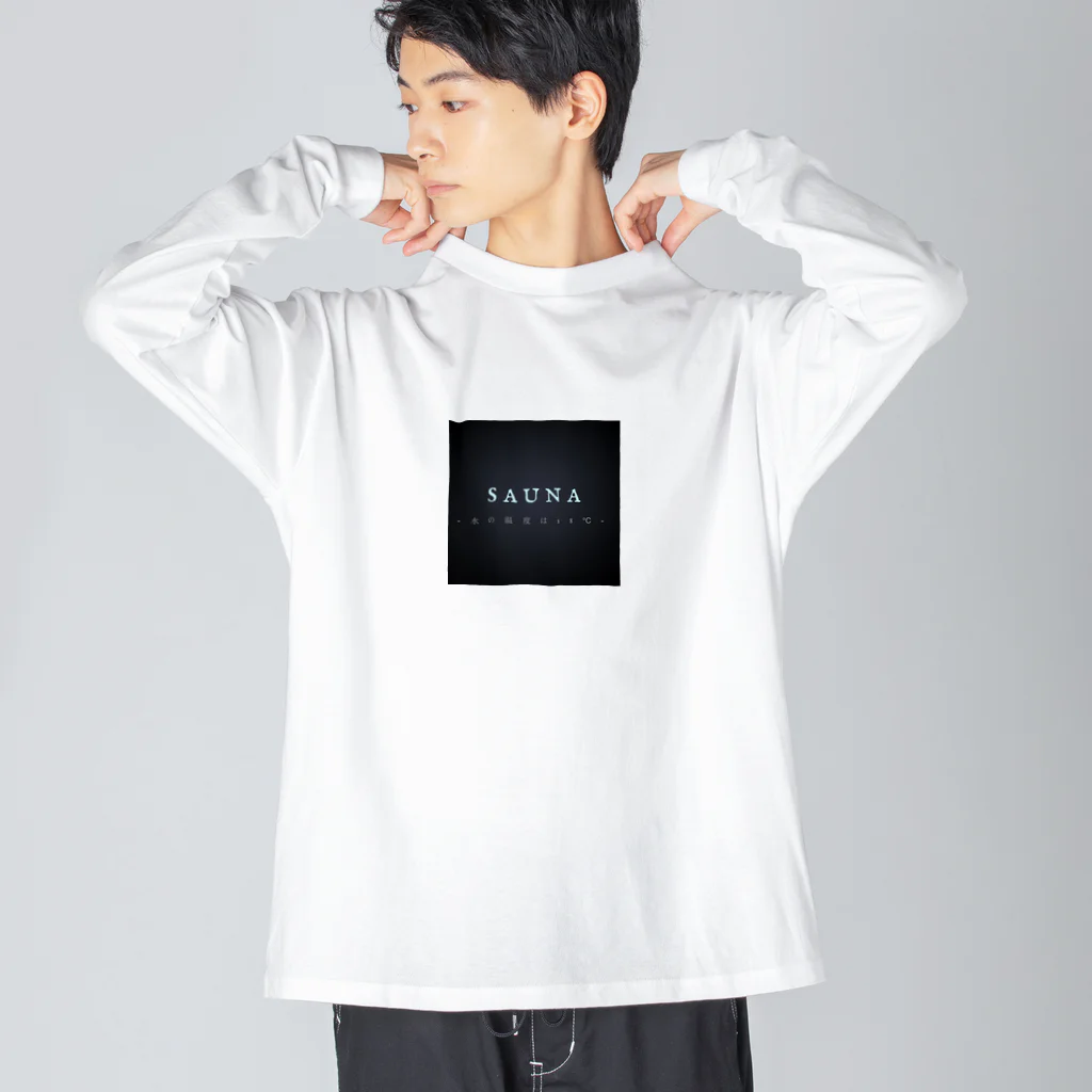 saunaのサウナ好きの為の服 ビッグシルエットロングスリーブTシャツ