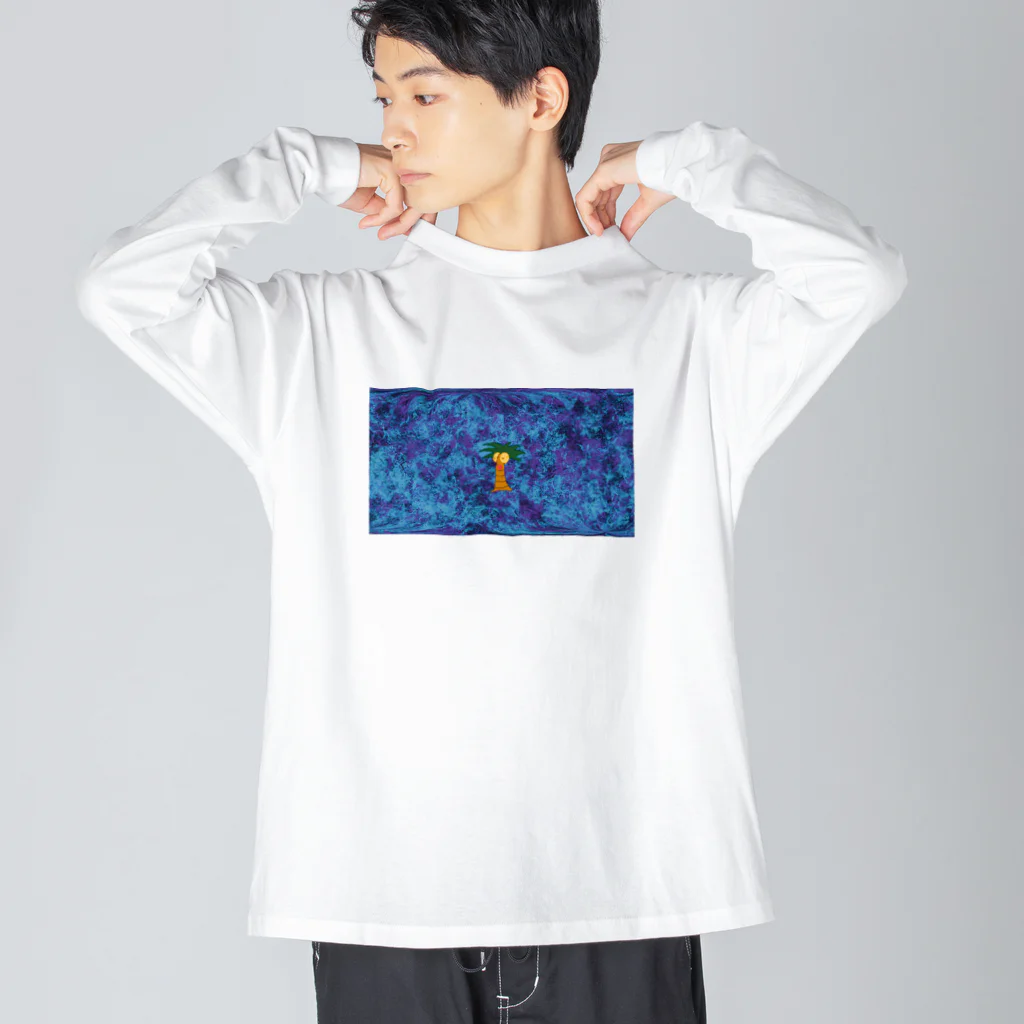 pesty_pupil designsのじゃんぐるもじゃもじゃ ビッグシルエットロングスリーブTシャツ