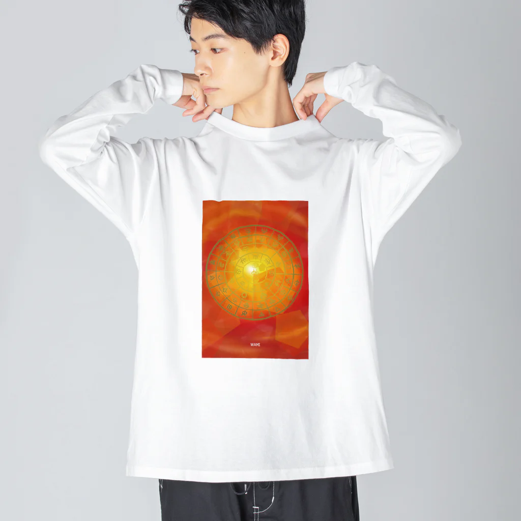 WAMI ARTの光のフトマニ ビッグシルエットロングスリーブTシャツ