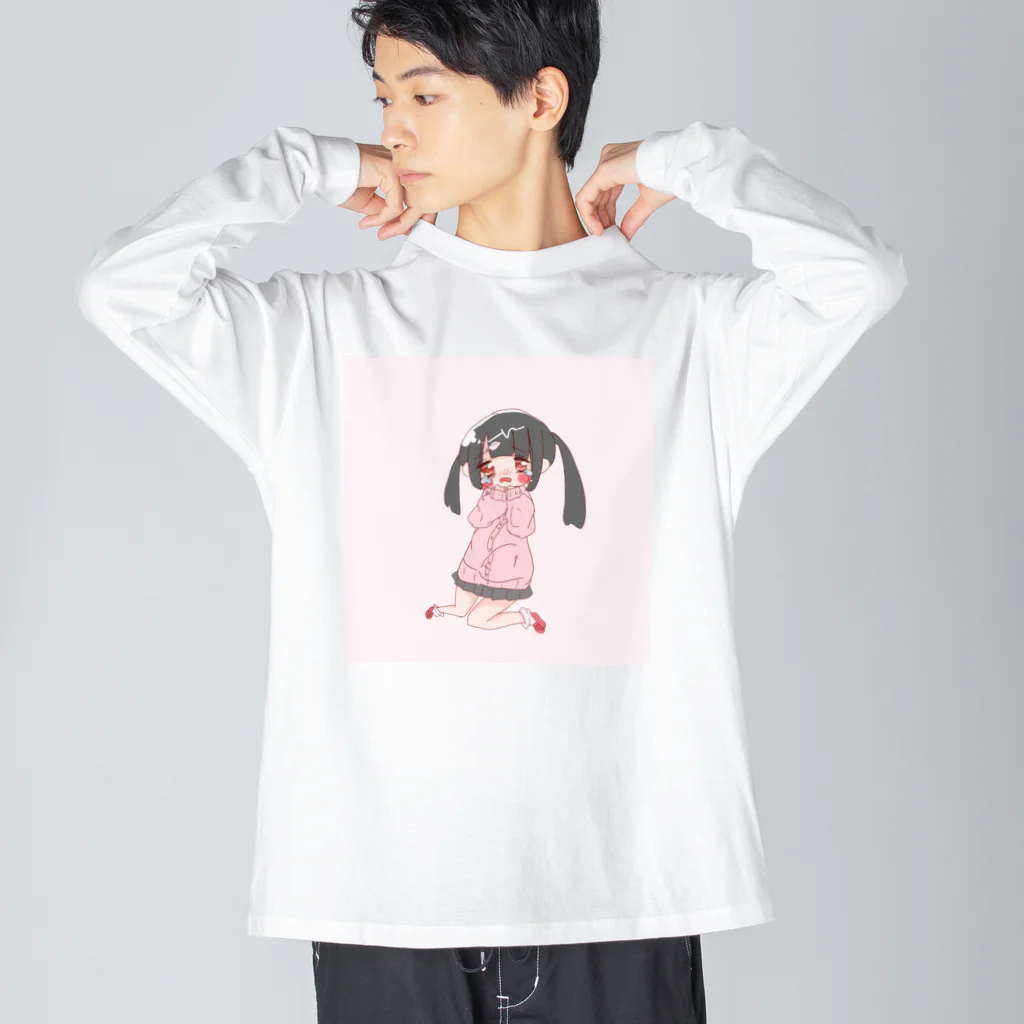 も ち だ ゆ う あ し ゃ ま(最強)のぴえん Big Long Sleeve T-Shirt