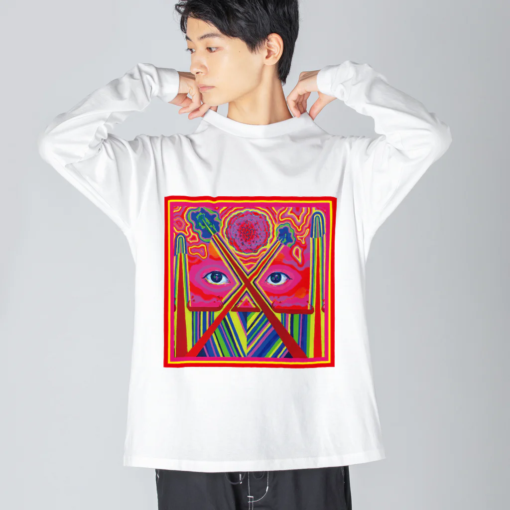 あいうえおしり☆岩下あいみの衝撃 Big Long Sleeve T-Shirt