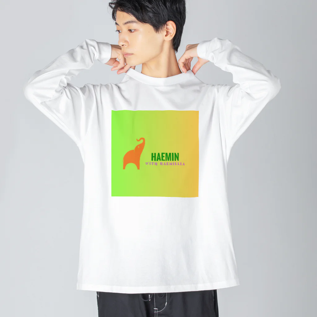 HAEMIN Offical SHOPのHAEMIN Offical GOODS ビッグシルエットロングスリーブTシャツ