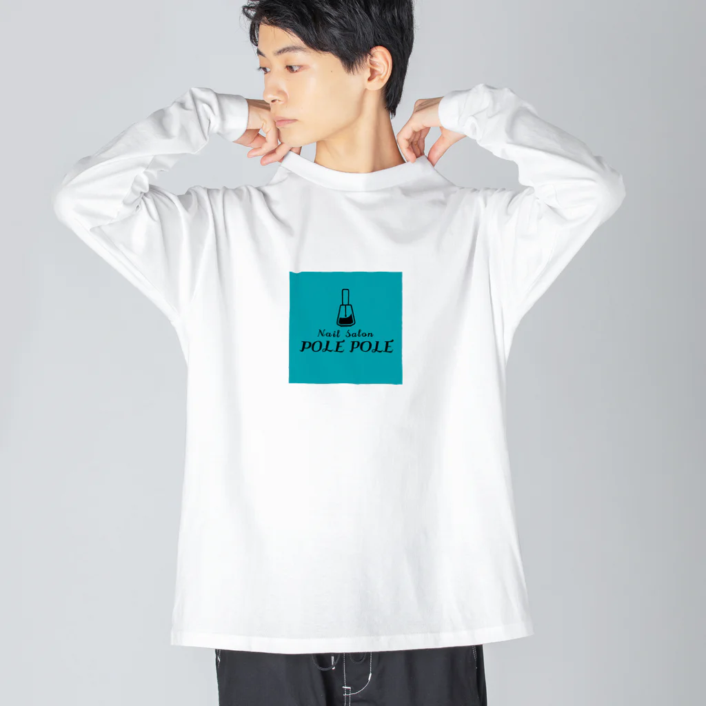 NowHereのPOLE POLE #1 ビッグシルエットロングスリーブTシャツ