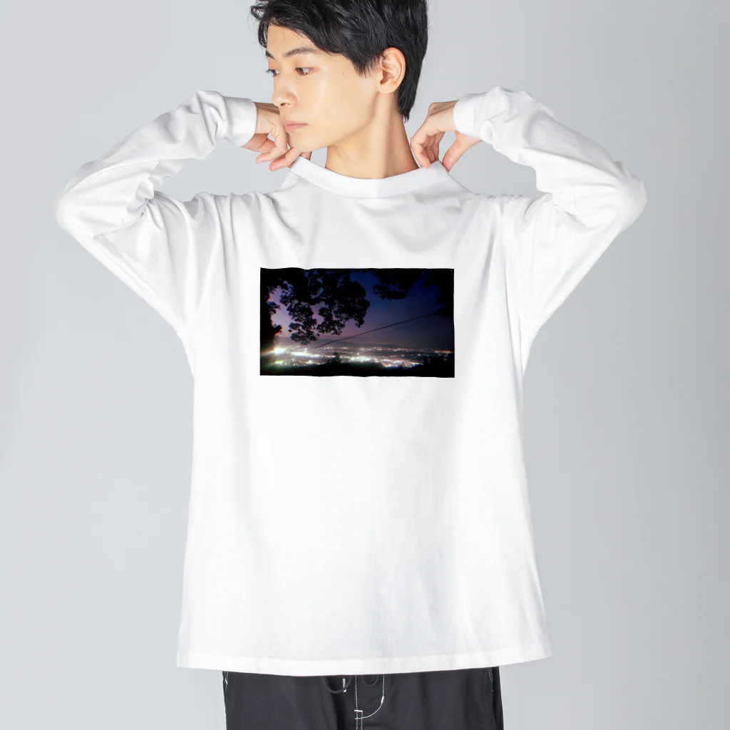 /Life goes on/の夜と夕暮れのあいだ ビッグシルエットロングスリーブTシャツ