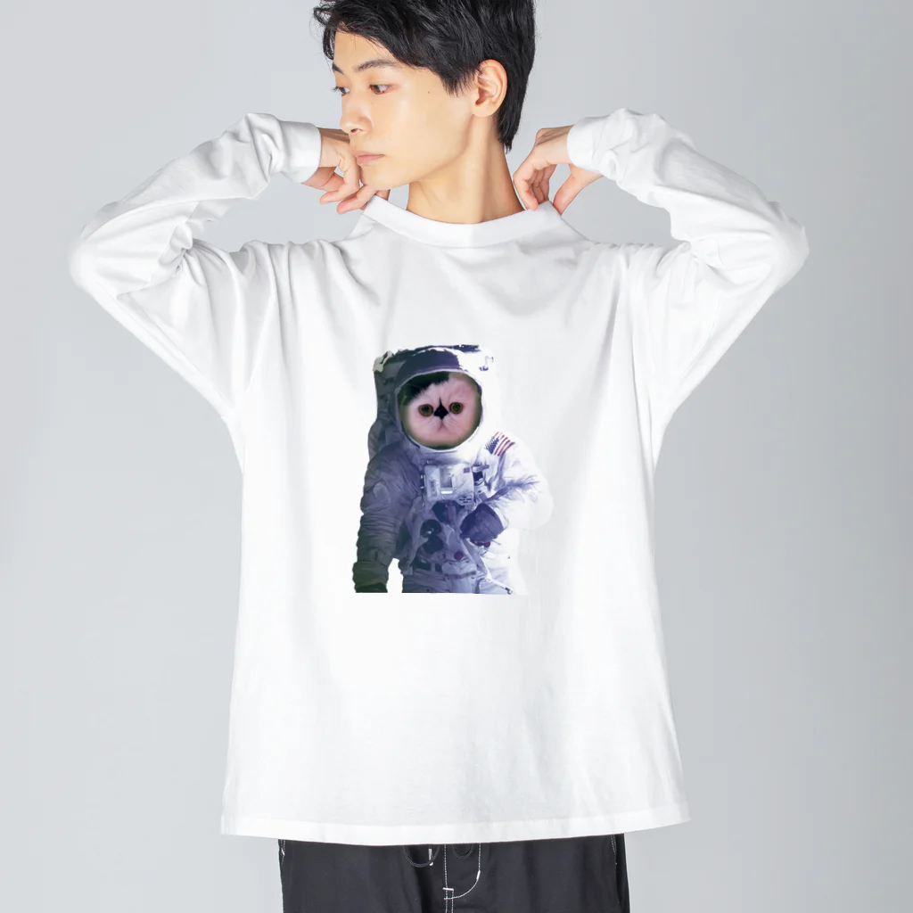 うちの猫はボムといいますの愛猫ボムは宇宙飛行士になった Big Long Sleeve T-Shirt