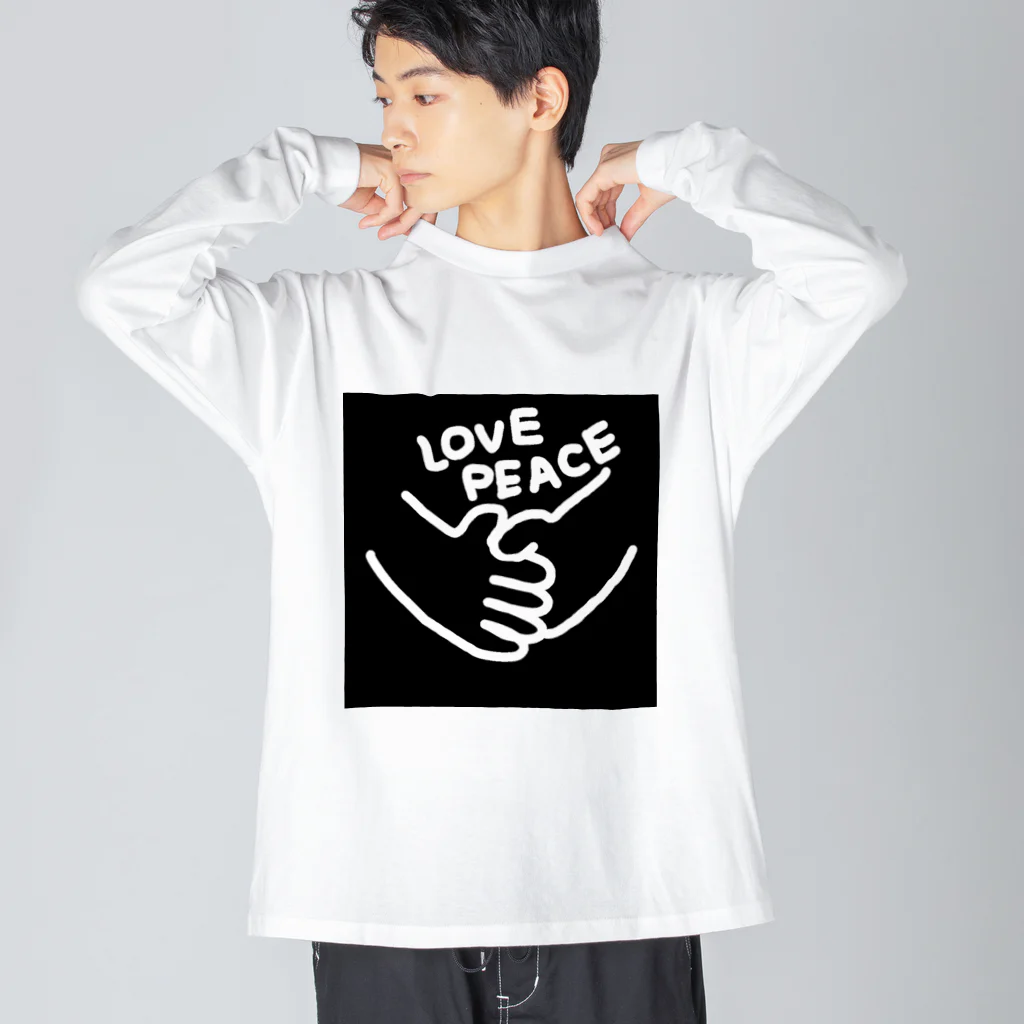 あきょり。のLove PEACE Big Long Sleeve T-Shirt