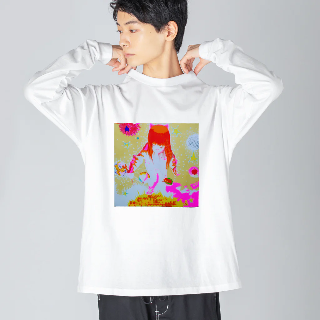 ♥花ちゃん。の太陽。作ってます。 ビッグシルエットロングスリーブTシャツ