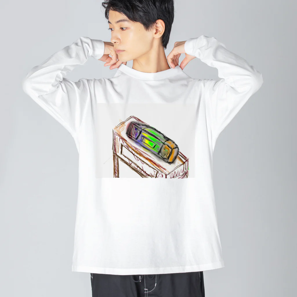 aconaruのラジカセ ビッグシルエットロングスリーブTシャツ