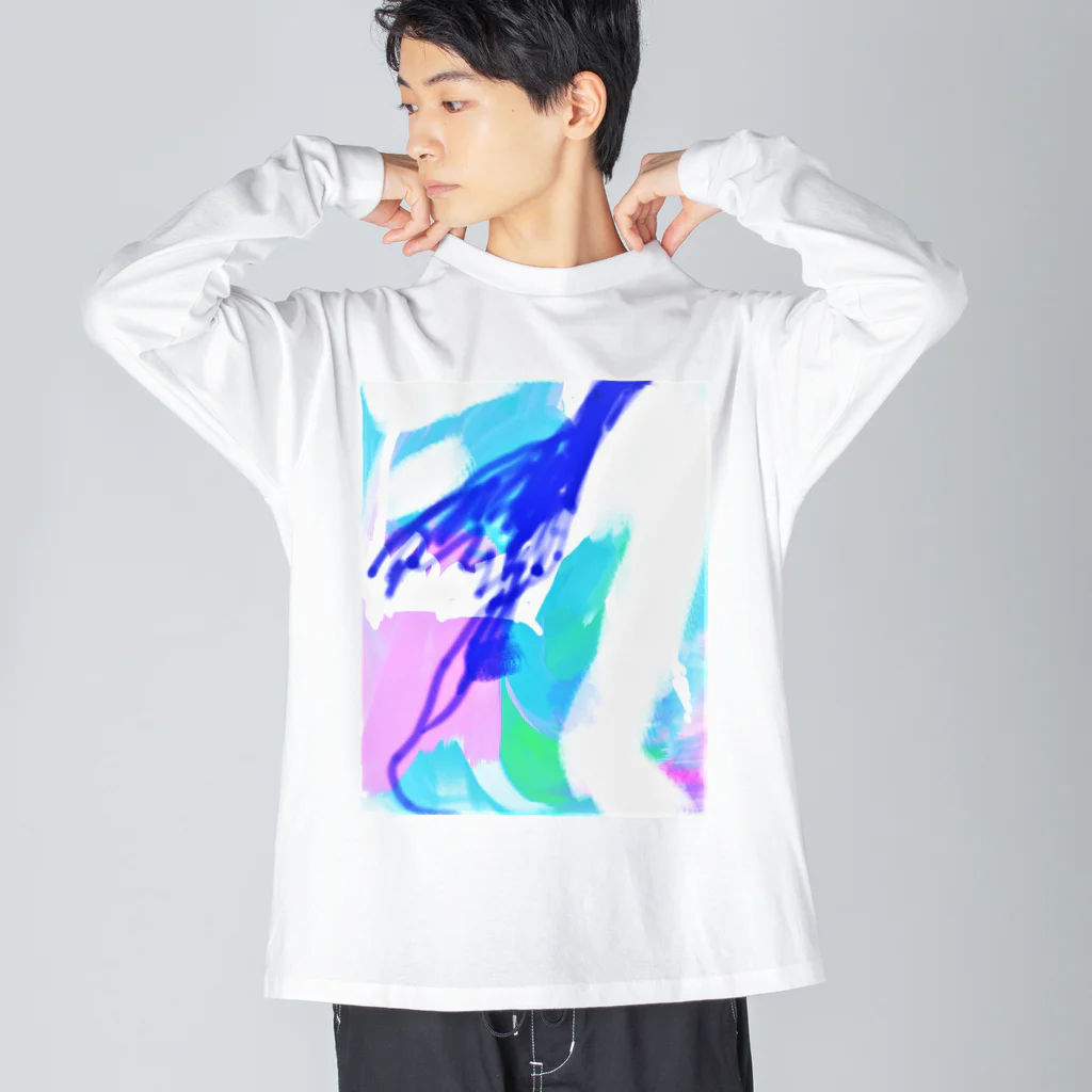 zono-on shop☆のとり Big Long Sleeve T-Shirt