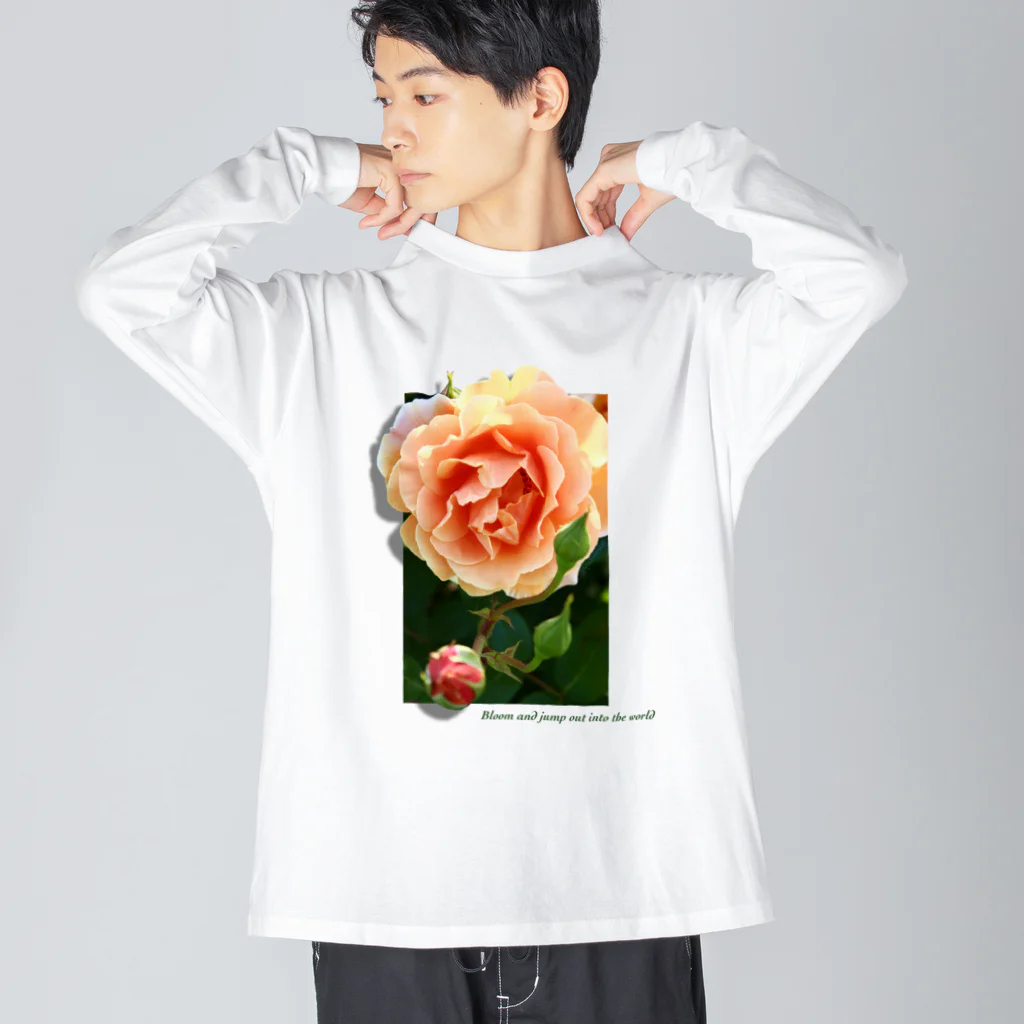 YuSunsetの咲き誇れ（オレンジ） Big Long Sleeve T-Shirt