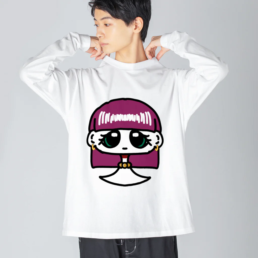 🈂️のオンナの子 ビッグシルエットロングスリーブTシャツ