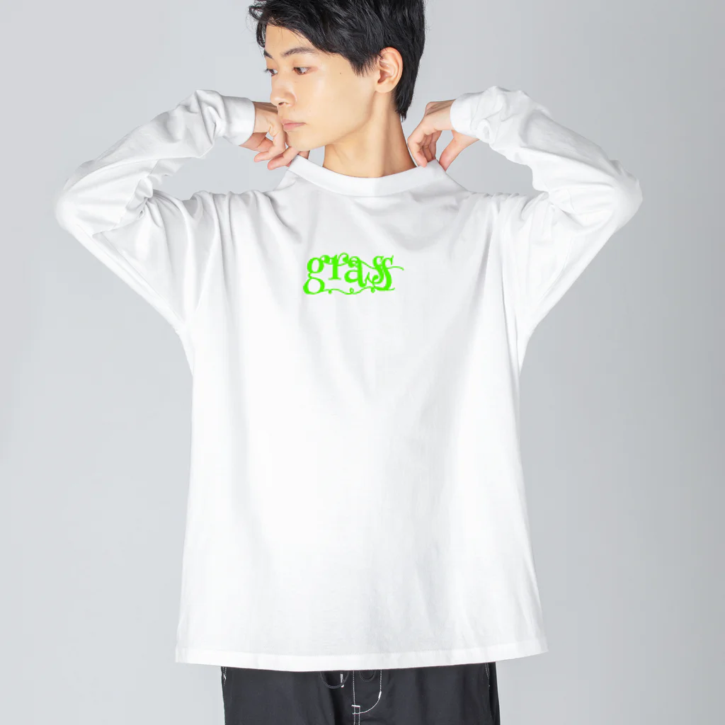 grassのgrass ビッグシルエットロングスリーブTシャツ