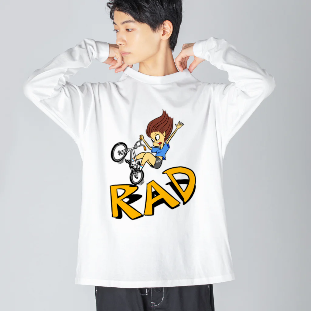 nidan-illustrationの"RAD" 2 ビッグシルエットロングスリーブTシャツ