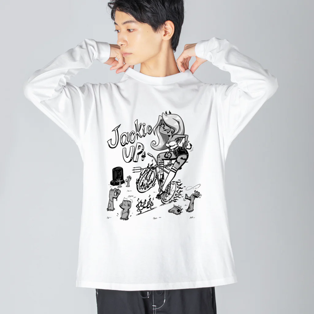 nidan-illustrationの“Jackie up” 2 ビッグシルエットロングスリーブTシャツ