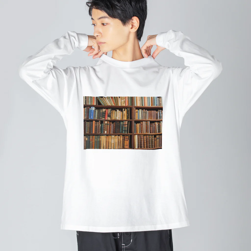 Teatime ティータイムの書斎　本の部屋 Big Long Sleeve T-Shirt