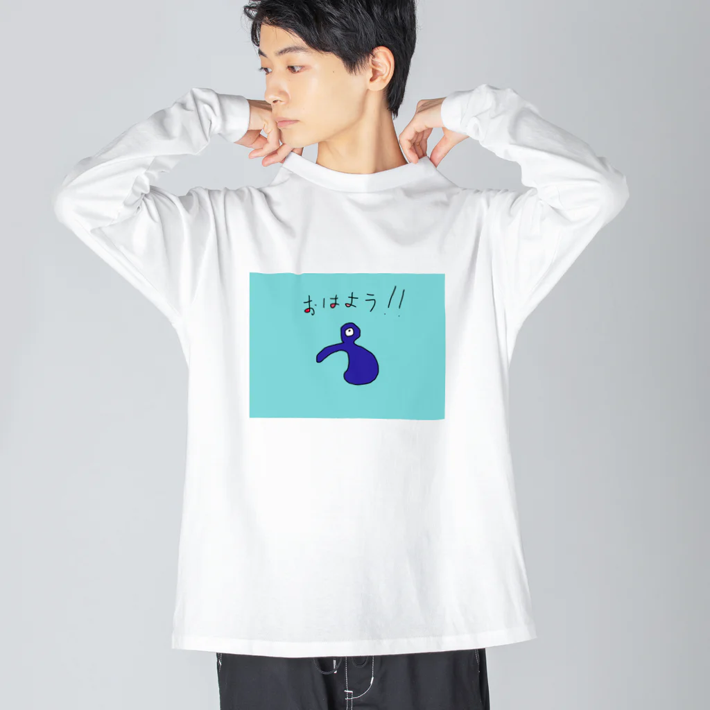 junsen　純仙　じゅんせんのJUSEN SETA　【瀬田純仙】COOL JAPAN　おはようキャラ ビッグシルエットロングスリーブTシャツ